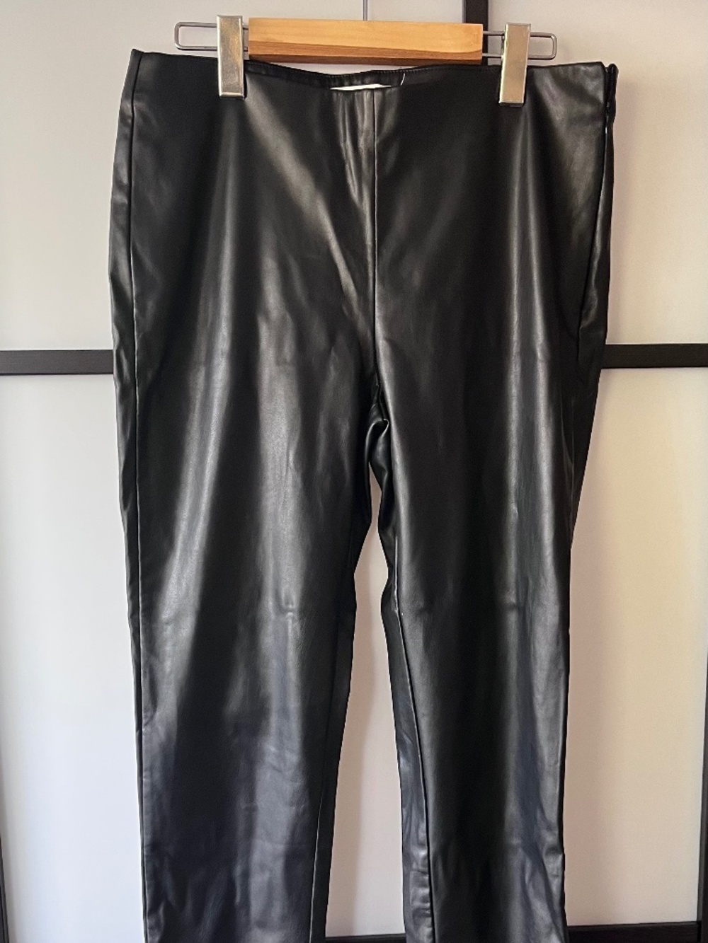 MNG pleather pants - Large